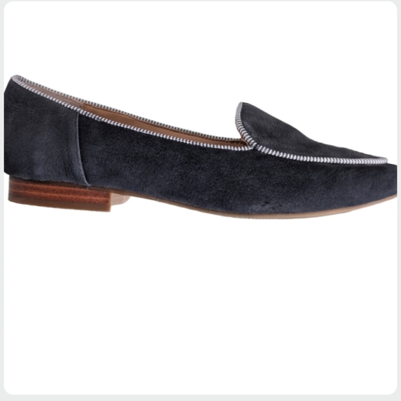 Me Too Yasor Navy Suede Classic Loafers Size 6.5M - Low Heel - Picture 3 of 8